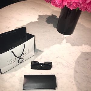 Saint Laurent Sunglasses SL Black Square Betty 183